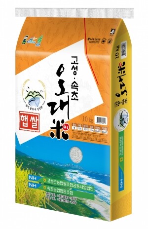고성군농협쌀조합공동사업법인,[고성농협쌀]  2025년산  고성속초오대미 쌀 10kg (상등급)